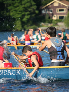 No6-canoe-race-on-lake-george-ny