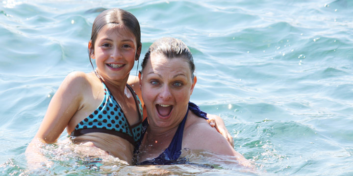 Even parents have fun visiting Adirondack!